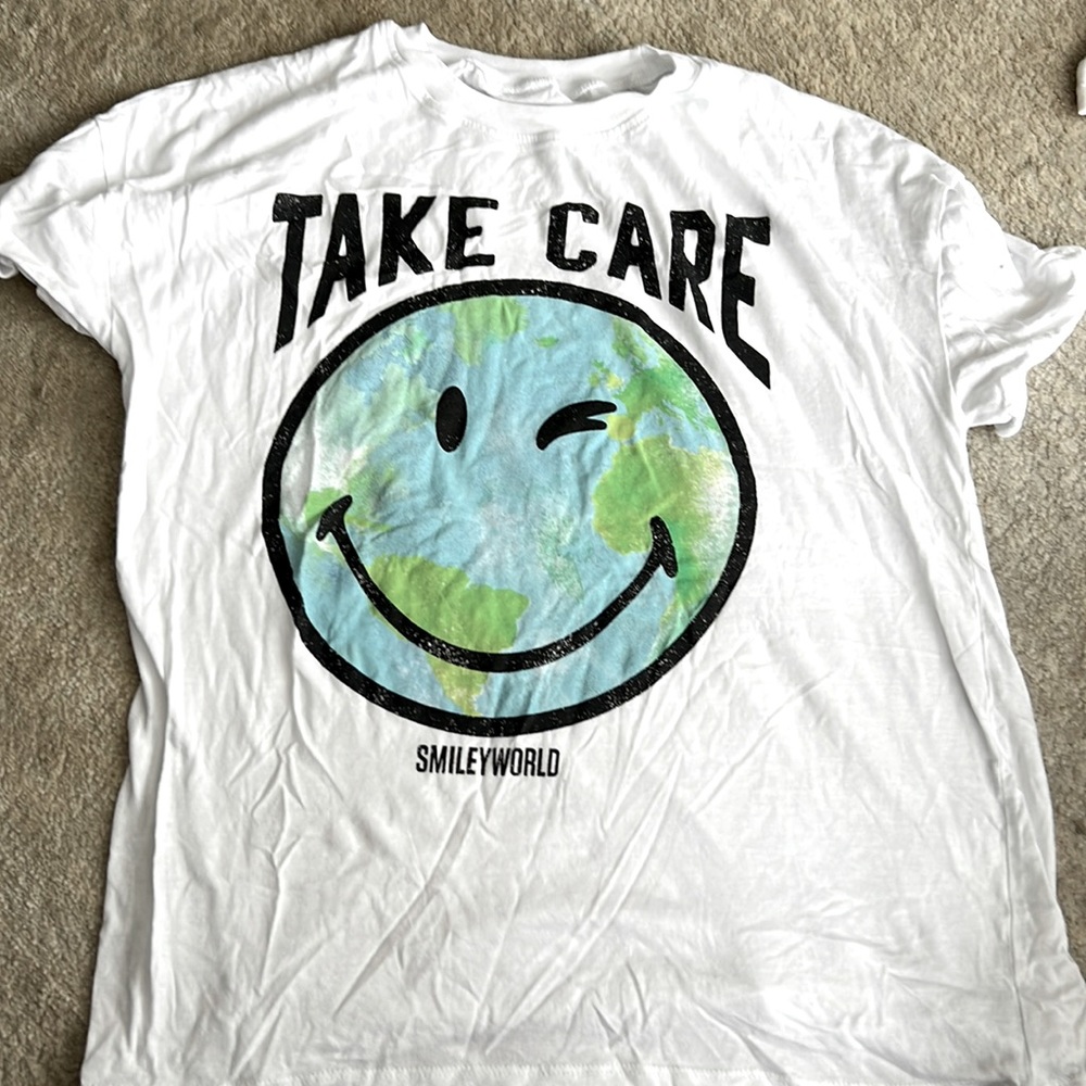 SmileyWorld Tee Shirt, Size: XS